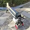 Máquina bipartidora de madeira eletro-hidráulica bifásica, ferramenta bipartidora de madeira totalmente automática, máquina bipartidora de madeira doméstica rural, máquina bipartidora de madeira elétrica