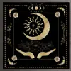 Toalha de Mesa para Cartas de Tarot, Pano de Decoração para Jogos de Tabuleiro, Mandala, Fases da Lua, Borboleta Floral, Especificamente para Jogos de Tabuleiro