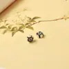 Cuentas espaciadoras de plata S925 vintage accesorios espaciadores pulsera de plata tailandesa accesorios para joyería diy accesorios diy cuentas espaciadoras de plata tailandesa
