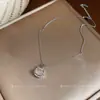 Collar de Zirconia con Gato Kt de Forma Ovalada, Exquisita y Linda Cadena para Clavícula Estilo Coreano con un Diseño Único y de Alta Gama para Mujeres