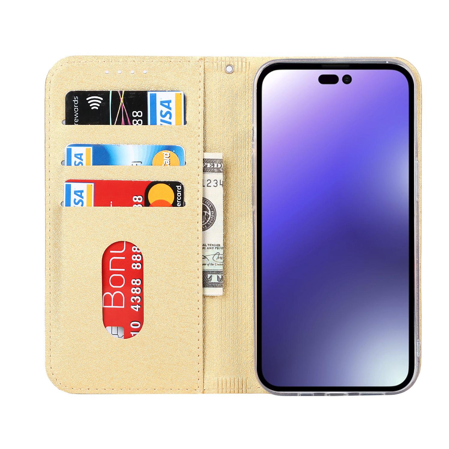 iPhone 14 Pro Max 挂绳蚕丝纹皮