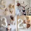 Globo Digital Amor Decoración de Cumpleaños Infantil Arreglo de Escena Niños y Niñas de un Año Tesoro Ambiente de Fiesta Accesorios para Fotos