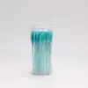 Frasco com Haste de Cristal para Máscara de Cílios Descartável Pincel Espiral Colorido para Sobrancelha e Cílios Ferramenta de Maquiagem Portátil Pente para Cílios