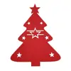 Árbol de Navidad de Fieltro Transfronterizo Cubiertos y Manteles Individuales para Cubiertos Vajilla de Cocina Decoración Vajilla para Fiestas Adornos