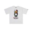 Camiseta de Manga Corta Holgada con Estampado de Letras Milo Estilo Nuevo Pe X Hellokitty25 para Hombre y Mujer 260g