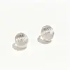 Brincos Europeus e Americanos Transfronteiriços Novos com Textura em Forma de C, Cobre Moda Personalidade Nicho Design Brincos Retrô Joias Femininas