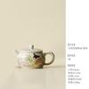 Juego de Té Kung Fu, Una Tetera, Dos Tazas, Tetera, Taza de Té, Exquisito Juego para Preparar Té para el Hogar, Souvenir de Alta Apariencia Personalización