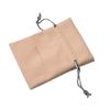 Bolsa de almacenamiento de joyas de microfibra de alta calidad, color caqui, de lote pequeño, directa de fábrica, con logotipo impreso.