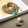 Pulseiras Ecológicas Originais Atacado para Transmissão ao Vivo, Pulseiras de Sementes de Bodhi Estrela e Lua Sementes Douradas, Itens de Jogo Cultural Estilo Étnico, Contas e Joias Budistas