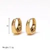 Pendientes Minimalistas de Estilo Francés para Mujer, Aros Exquisitos Dorados de Nicho, Clips Redondos Únicos, Accesorios para Orejas Versátiles al por Mayor