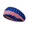 Diadema Deportiva con Elemento Estrella de la Copa del Mundo USA para Hombres y Mujeres, Diadema de Animación Absorbente de Sudor