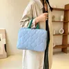 Bolso para portátil de estilo coreano con bloques de color, funda interior para iPad de 11 pulgadas, bolsa de almacenamiento, bolso para portátil portátil de 14 pulgadas