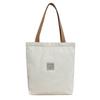 Bolsa de Lona con Etiqueta Tejida de Oso al por Mayor Bolsa Tote para Salir de Compras Bolsa para el Viaje Diario Bolsa para el Almuerzo Bolsa para el Almuerzo Resistente al Desgaste