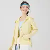 Ropa de Protección Solar de Punto Suave y Amigable con la Piel para Mujer Transfronteriza, Chaqueta Exterior de Seda Helada Transpirable, Chaqueta Multifuncional con Capucha para Piel para Mujer
