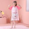 Camisón de Niña Manga Corta Falda Verano Fino Vestido Infantil Pijamas de Dibujos Animados talla extra Ropa de Aire Acondicionado para Usar por Fuera Hogar