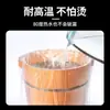 Bolsas Desechables Engrosadas para Baño de Pies, Bolsas Transparentes Engrosadas para Remojo de Pies, Cubiertas Antibacterianas para Cubo de Baño de Pies Spa, Cubiertas para Recipiente, Bolsas para Baño de Pies en Cubo de Madera