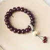 Cuentas de Ábaco Bodhi Morado Pulsera de Loto Morado DIY Especificaciones 9x12 para Hombres y Mujeres Rosario Decorativo Decoración Fabricante Venta al por Mayor