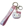 Llavero de Postre de Dibujos Animados Sanrio Bocadillos Kurome Melody Gato Kt Muñeca Colgante para Mochila Escolar Llavero de Coche