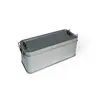Caja de hojalata para pastel de piña Caja de hojalata para turrón Caja de hojalata para regalo Caja de hojalata Hebilla de frasco Hebilla cuadrada esmerilada Caja de hojalata