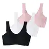 Ropa Interior Sin Costuras de Seda de Hielo para Mujer, Talla Grande, Sin Aros, Chaleco Deportivo para Mujer, Transpirable, Hermoso Espalda, Sujetador Fino Cómodo