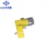 Motor de reducción CC 3-6V robot coche de control remoto motor TT motor de micro reducción CC motor de flexión tipo L