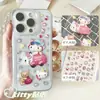 Gatinha Coreana Coração Ins Adesivo de Gelatina Aparência de Alta Qualidade Estudante DIY Copo de Água Caderno Capa de Celular Adesivo Decorativo