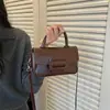 Bolso de Mano con Cinturón de Cuero de Comercio Exterior Moderno y Elegante, Bolso Cuadrado Pequeño, Nuevo Modelo 2026, Bolso de Hombro de Moda de Lujo Ligero, Bolso de Axila