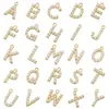 Set de Oro de 18K con Baño de Cobre Medio con Accesorios de Letras de Perla Artificial Colgante Simple de 26 Letras Inglesas Colgante VD1296