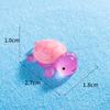 Live Blind Bolsa Cyber Celebrous Luminous Little Turtle Micro Landscape Fish Tank DIY Turtle Decoração Acessórios Resina Pequenos Ornamentos