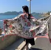 Lago Salado Chaka Noroeste Grande Turismo Estilo Étnico Bufanda Bufanda Nueva de Verano para Mujer Playa Marina Chal Protector Solar Delgado