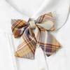 Corbata jk estilo japonés para mujer verano estilo preppy camisa corbata de moño accesorios de moño artículo pequeño estudiante a cuadros corbata dk para hombre