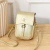 2025 Nuevo Bolso Pequeño para Mujer Cruzado Versátil Primavera y Verano Bolso para Mujer Bolso Pequeño Exquisito de Alta Gama Bolso para Teléfono Móvil Bolso de Hombro Pequeño