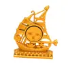 OEM ODM Aleación Personalizada Velero Navegación Suave Moneda de Cobre Giratoria Llena de Cosecha Decoración del Hogar Atracción de Riqueza