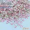 Diamante para Uñas con Forma de Corazón Torcido y Base Puntiaguda 8*9mm Diamante de Punto Explosivo Set de Diamantes de Base Puntiaguda Decoración para Manicura Uñas Portátiles Joyería Popular Venta al por Mayor