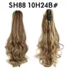 Peluca caliente de comercio exterior para mujer, peluca de cola de caballo, peluca de cabello de fibra química, pelucas, colas de caballo, clip, cola de caballo larga rizada