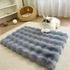 Esterilla para Mascotas Invierno Engrosada Suave Gato de Pelo Largo Cama Cálida para Otoño e Invierno, Esterilla de Dormir de Felpa para Perros, Cama para Gato para Calor de Invierno