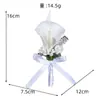 Banquete de Casamento Padrinhos e Madrinhas Broches de Lapela Itens Decorativos Exclusivo Corsage de Lírio Calla Padrinho de Baile Broche para Convidados