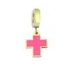 Anime Transfronterizo Winnie the Pooh Accesorios para Joyería DIY Colgante de Snoopy Colgante de Acero Inoxidable Gota de Aceite K Oro Al por Mayor