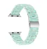Adecuado para Apple Watch12/11 Apple Tres Perlas Samsung Huawei Transparente Colorido Iwatch8910 Correa de Reloj