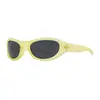 Diadema Gafas de Sol Estilo Nuevo Hombres y Mujeres Sentido Avanzado Ojo de Gato Gafas de Montar Sentido de Tecnología Futura Gafas de Sol Cóncavas Y2K