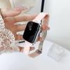 Set de Correa y Caja de Reloj Pequeña de Color Caramelo Adecuado para Apple 789 iWatch S10 S11 Pulsera Estuche Protector