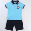 Roupas Esportivas para Alunos do Ensino Fundamental Traje de Verão de Manga Curta Roupas para Jardim de Infância Conjunto de Duas Peças Camiseta Vestido para Professor e Aluno Vestido de Classe
