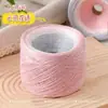 Manta Siete Estrellas Teñido por Segmentos Línea Pastel Gradiente Línea de Seda y Lino Línea de Algodón Tejido a Mano DIY Línea para Suéter Chal 300.00g