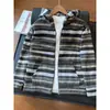 Cárdigan de Punto Rayado Otoñal con Capucha y Cremallera Unisex Moderno Diseño Nuevo Holgado Versátil Sudadera con Capucha