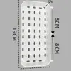 Tablero de Almacenamiento de Cocina Montado en la Pared Sin Taladro, Tablero Perforado Extra Grande, Autoadhesivo, Estante Sin Taladrar, Solución de Almacenamiento en la Pared del Baño