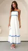 Vestido Tubinho de Alça Elegante com Renda Costurada Cor Sólida Verão 24 Transfronteiriço