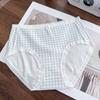 [entrepierna antibacterial alargada 10A] ropa interior de algodón floral para niña clase a algodón transpirable amigable con la piel sin marcas bragas antibacterianas