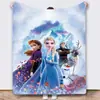 Manta de dibujos animados Frozen transfronteriza nueva manta de franela suave estampada manta para niños manta de sala de estar
