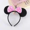 Diadema de Cabeza de Mickey Popular de Venta Caliente Transfronteriza Dibujo Animado Lindo Moño Diadema de Minnie Fiesta de Vacaciones para Niños Diadema Sencilla para Niñas