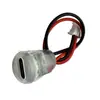 Conector Fêmea à Prova d'Água Tipo-C com Plug de Pressão Direta Injetado com Cola, Tipo de Fio Soldado Porta de Carregamento Typec2P/4P Conector USB USB